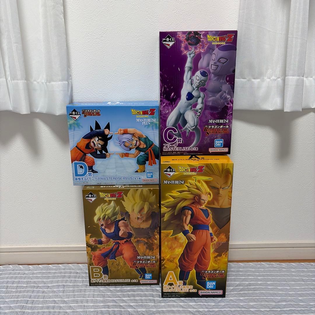 ドラゴンボール一番くじA、B、C、D 賞セット