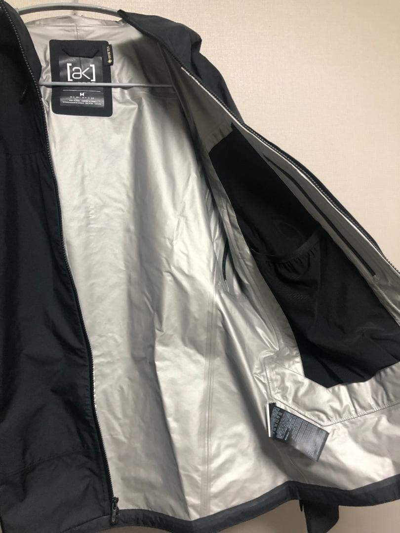 未使用 バートン AK サージェンス ゴアテックス シェル ジャケット 黒 M