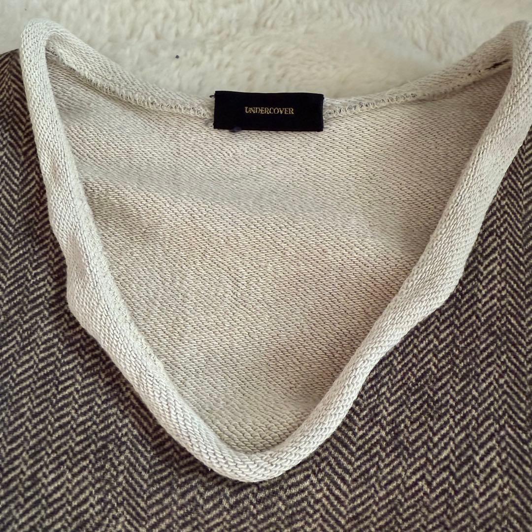 UNDERCOVER アンダーカバー　グレー Vネック