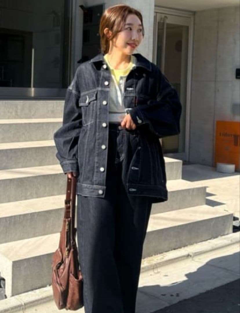 SNSで大人気★ロデオクラウンズ ビックリボンデニムジャケット