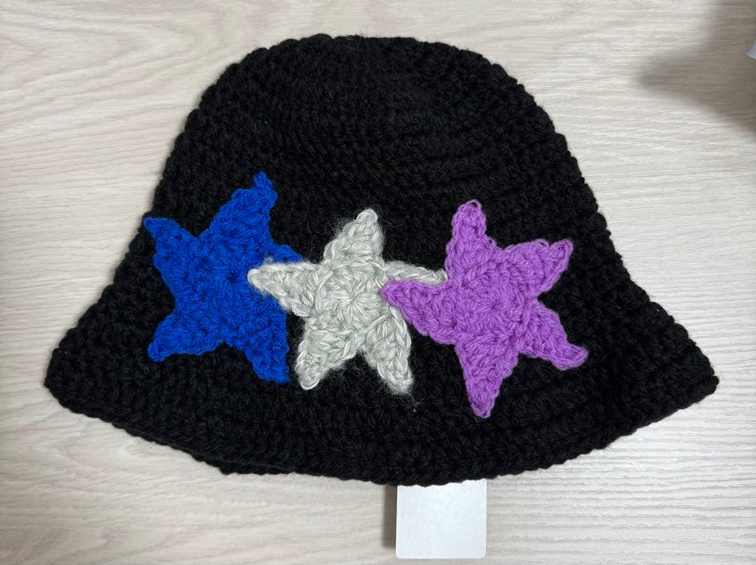 帽子 Y.A.R.N. 3D double Cross Knit hat