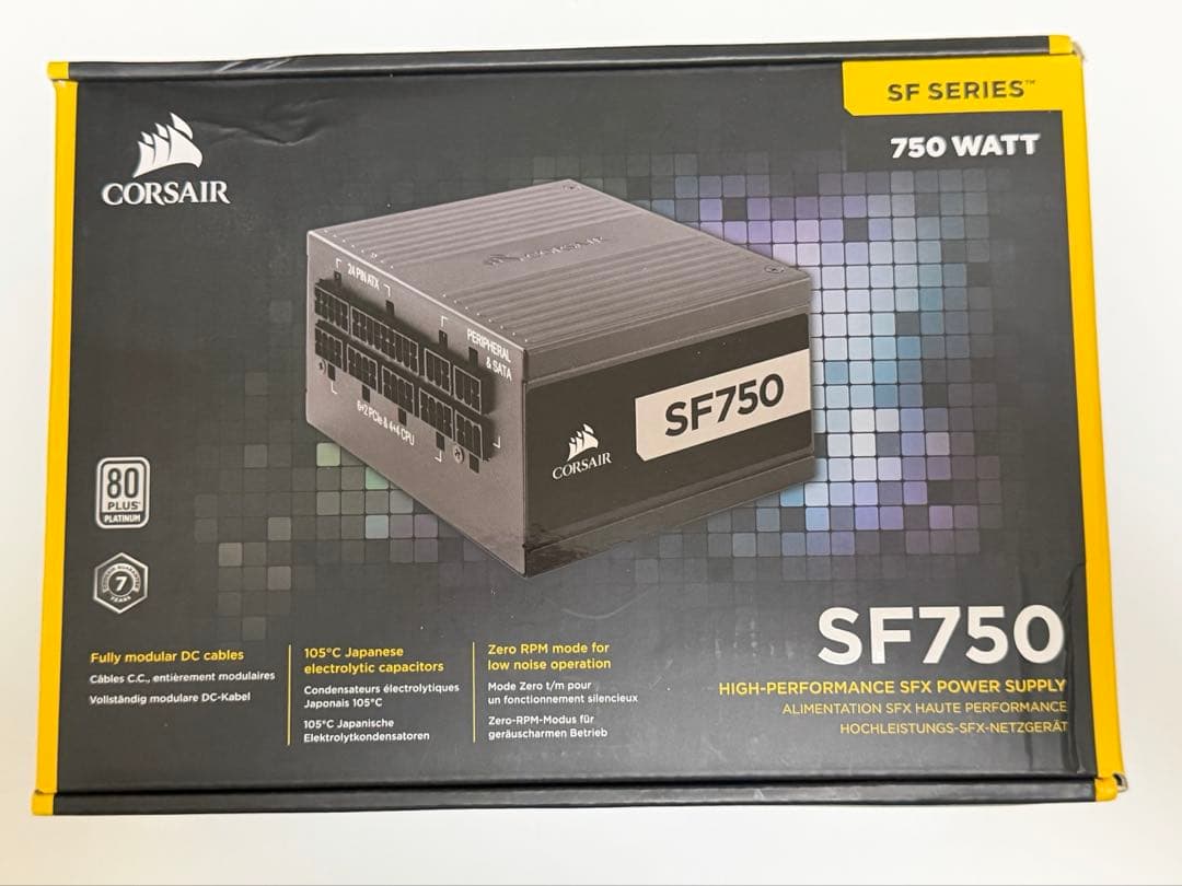 【保証残/納品書付】Corsair SF750 Platinum 750W