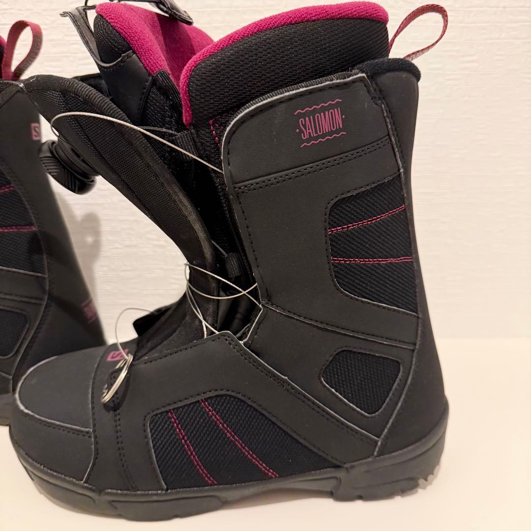 【美品】SALOMON スノボ　SCARLET BOA 25cm サロモン