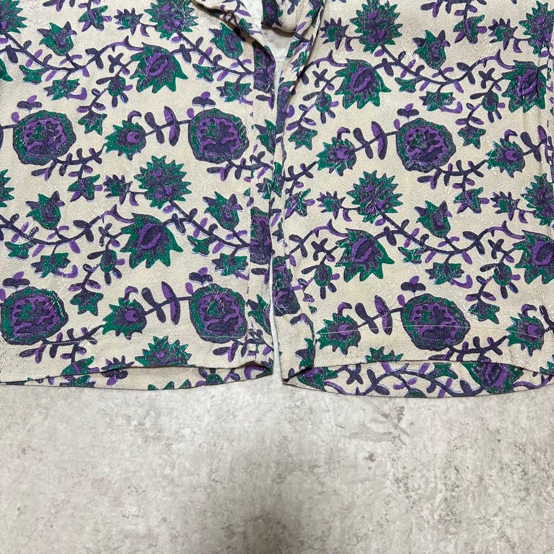 sara mallika サラマリカ オリジナルプリントイージーパンツ　花