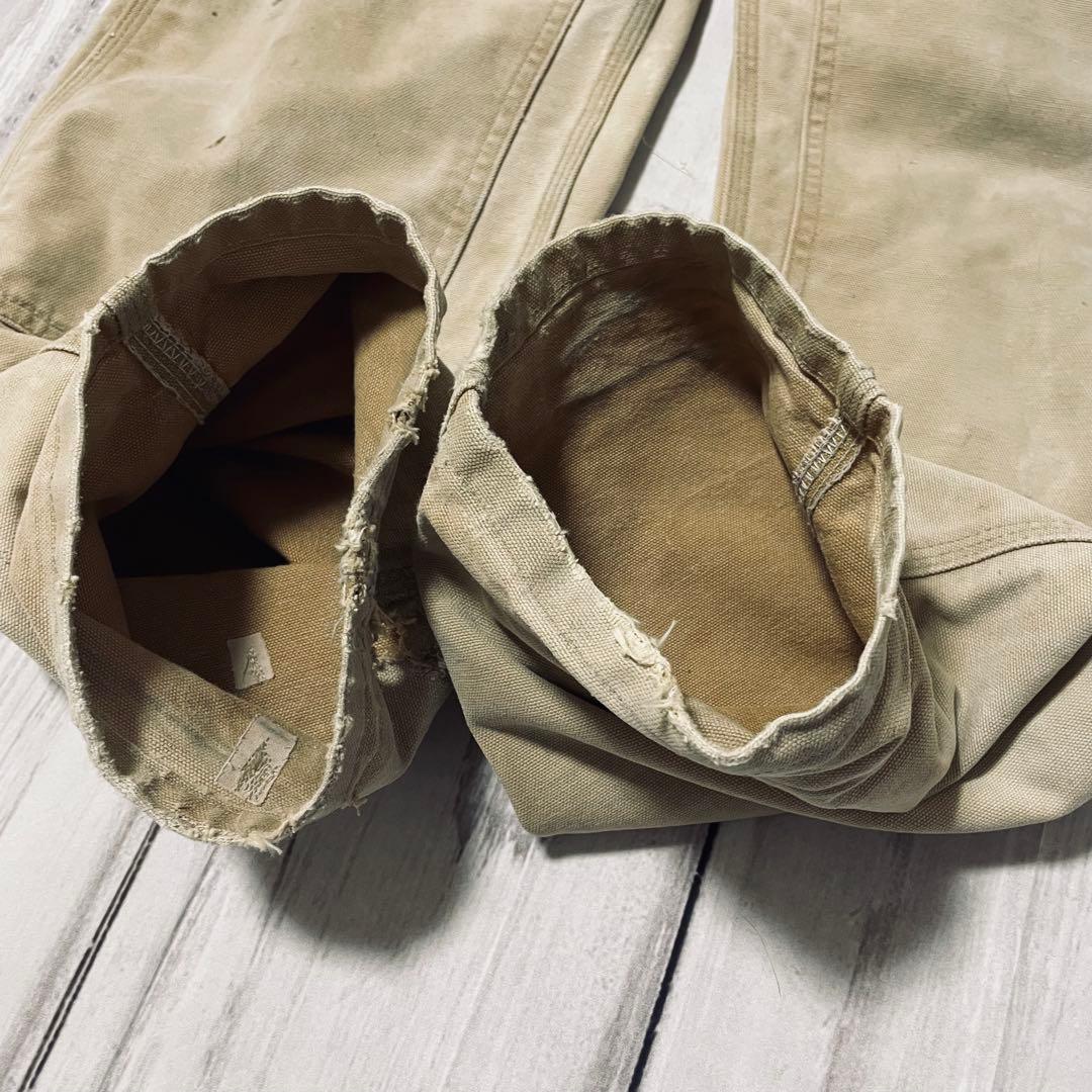 USA製希少00s星タグCarharttカーハートダブルニーフェードヴィンテージ