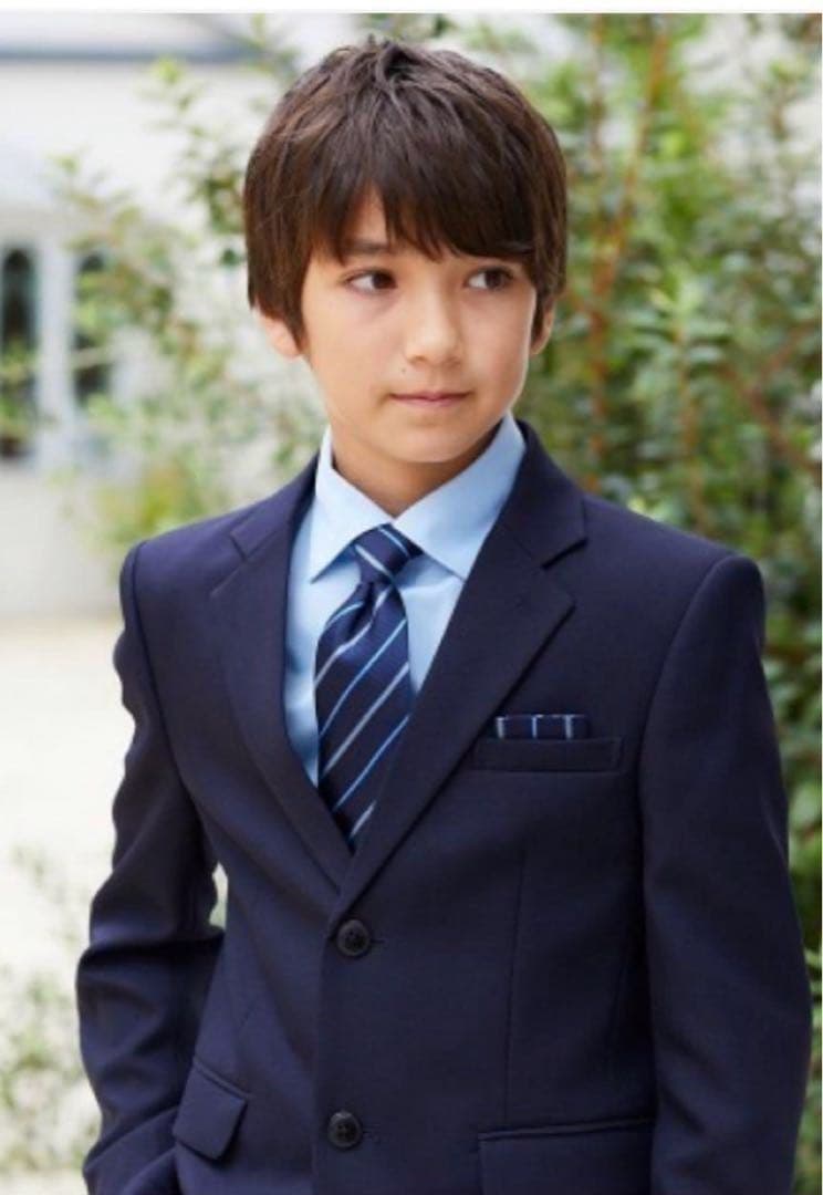 男の子　フォーマルスーツ　 160 ネイビー 卒業式　入学式