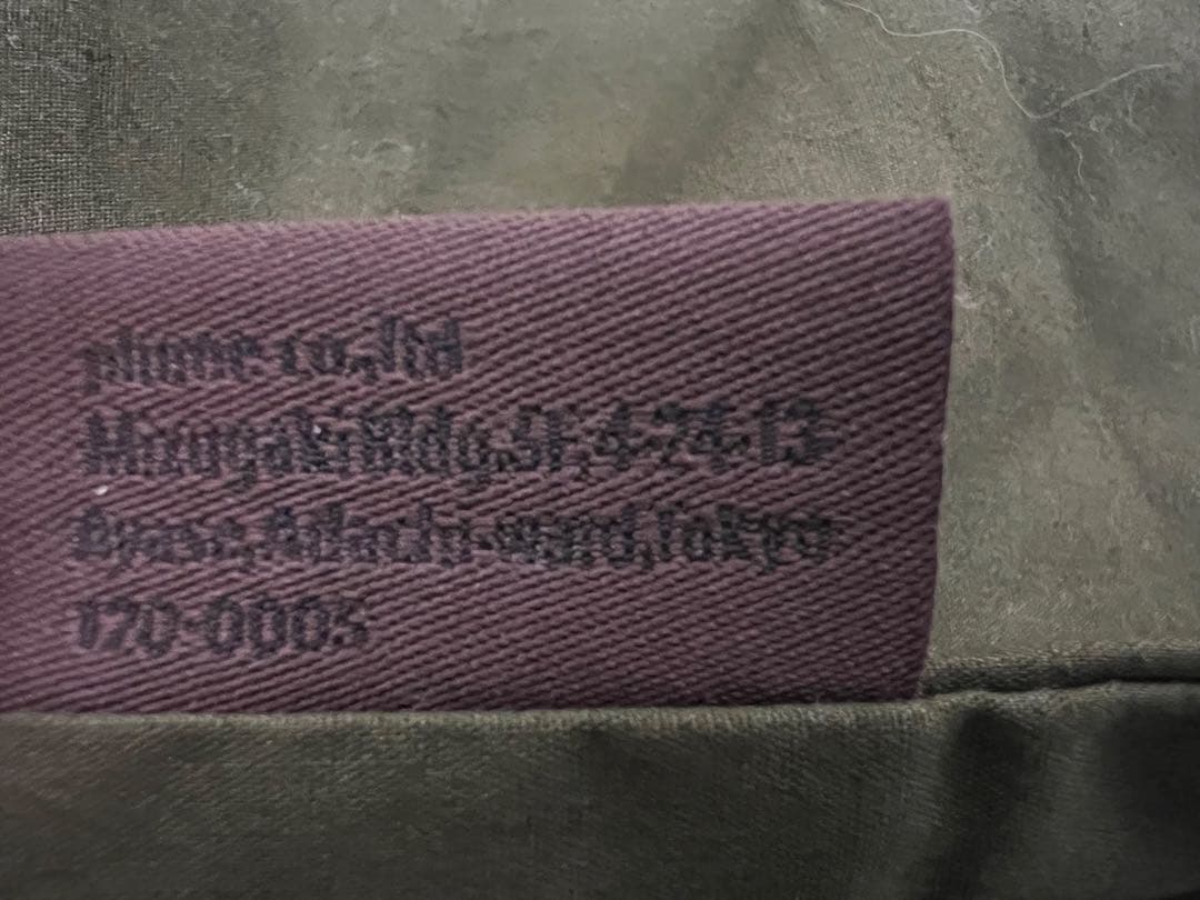 aniary コンパクトブリーフ Shrink Leather 美品