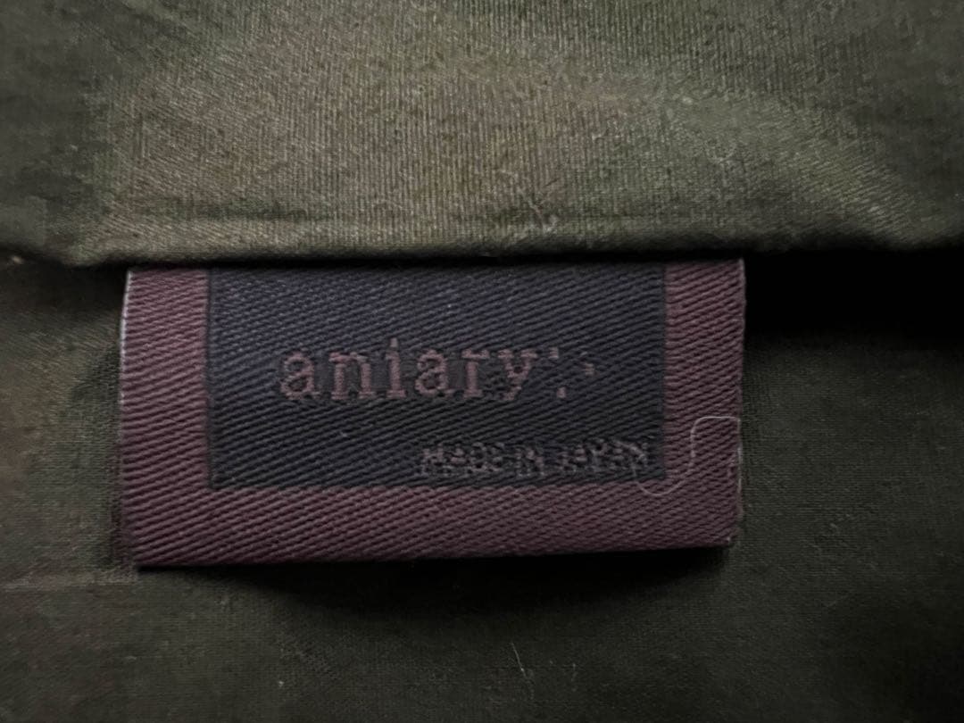 aniary コンパクトブリーフ Shrink Leather 美品