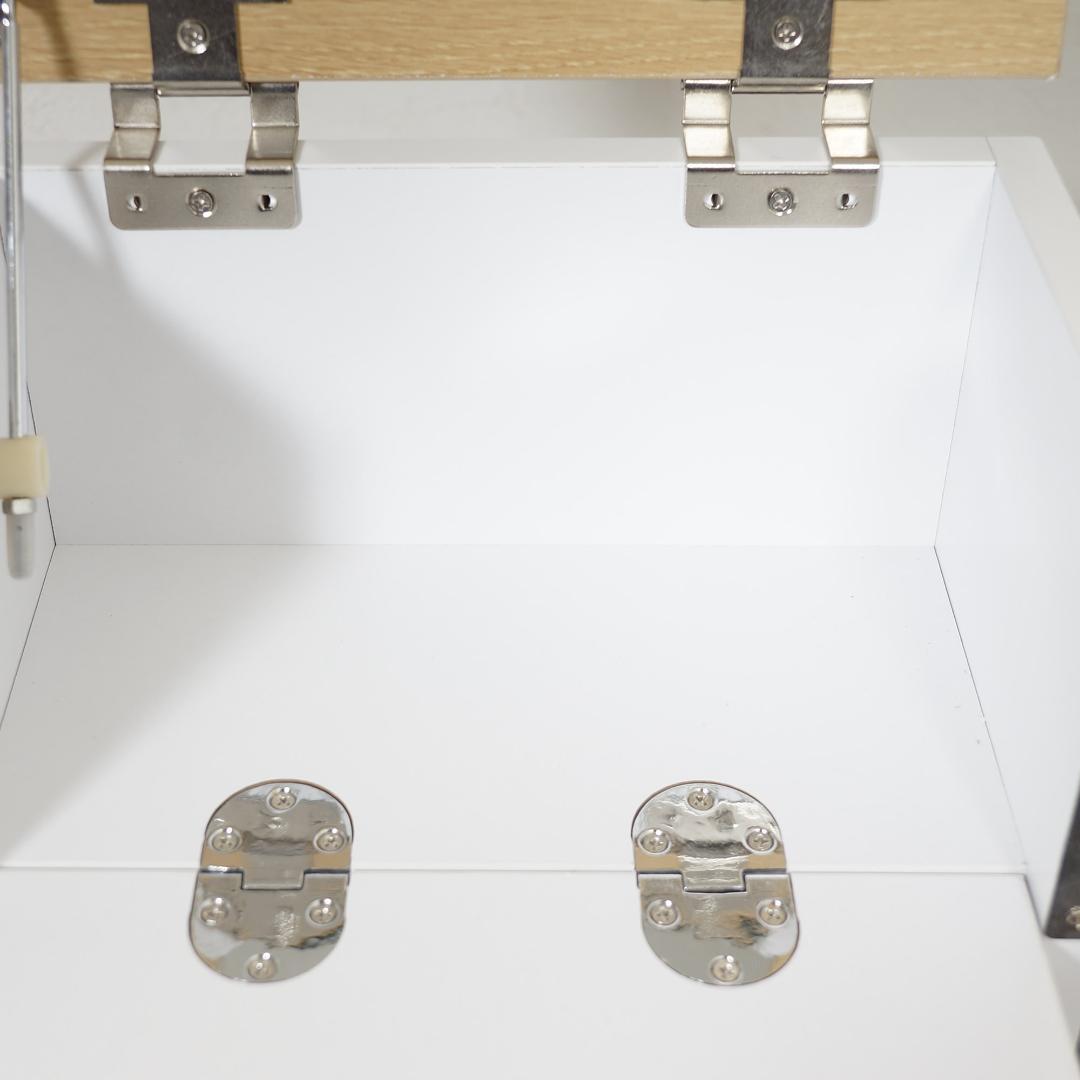 フォロー割【新品】コスメワゴン　大容量収納　ドレッサー　シンプル　北欧風