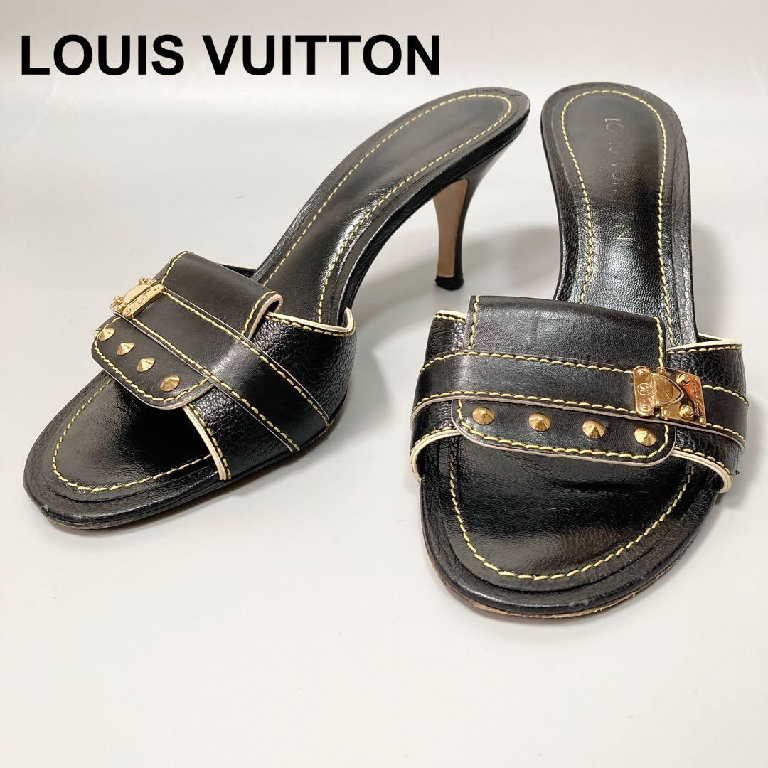 ルイヴィトン ミュール スタッズ ゴールド金具 37