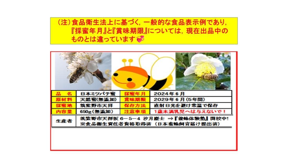 ♥️♥️希少限定品『100％純粋春蜜の2瓶セット』《幻の天然完熟百花蜜》