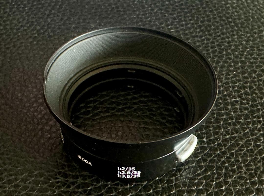 LIGHT LENS LAB M 35mm f/2 ブラックペイント フード