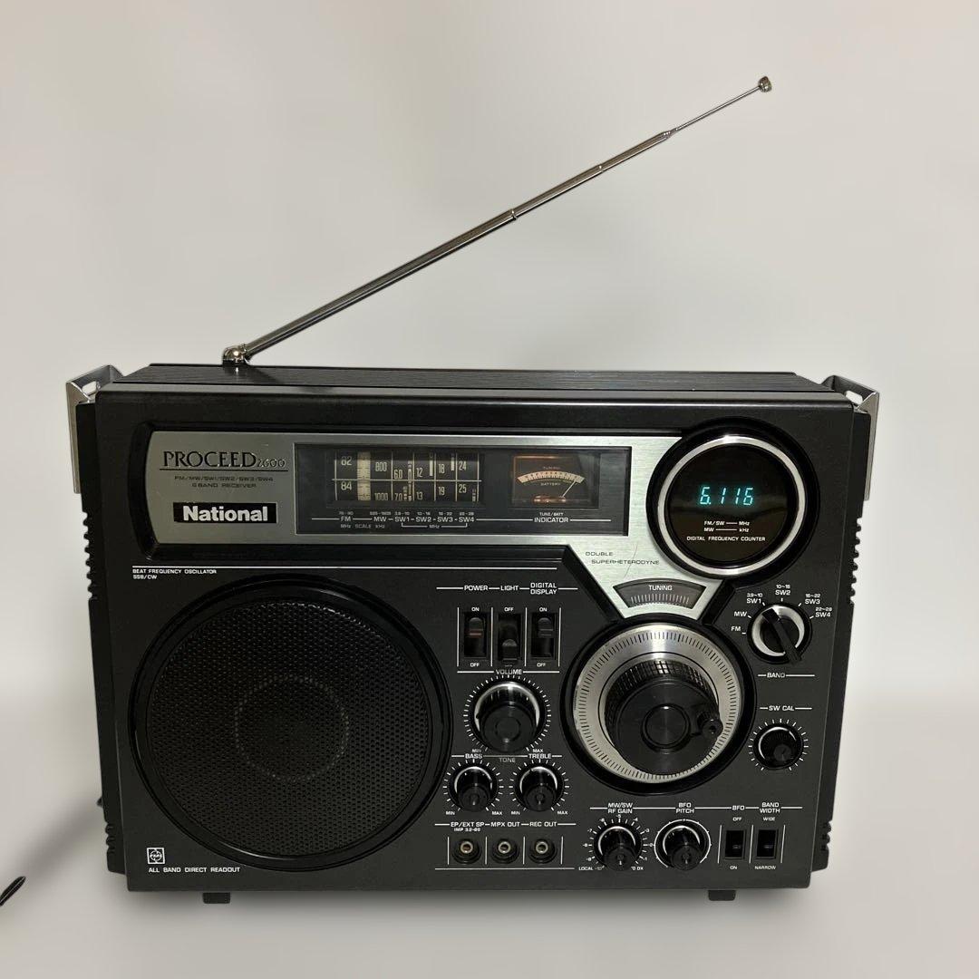 ｋａ１９２１　ナショナルＢＣＬラジオ　プロシード　　　２６００　　完動品
