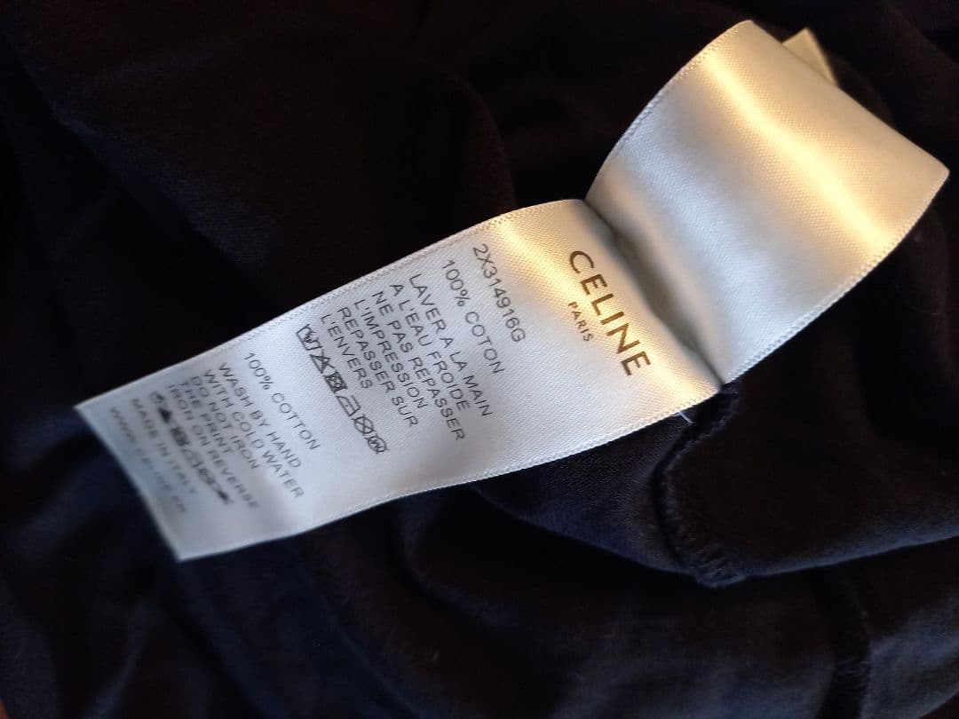 CELINE 黒 半袖Tシャツ