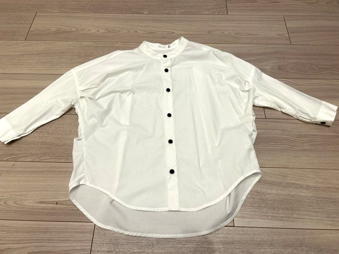 riziere　ノーカラージャケットセットアップ　バンドカラーシャツ120