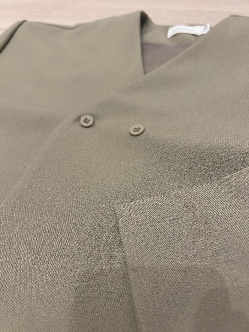 riziere　ノーカラージャケットセットアップ　バンドカラーシャツ120