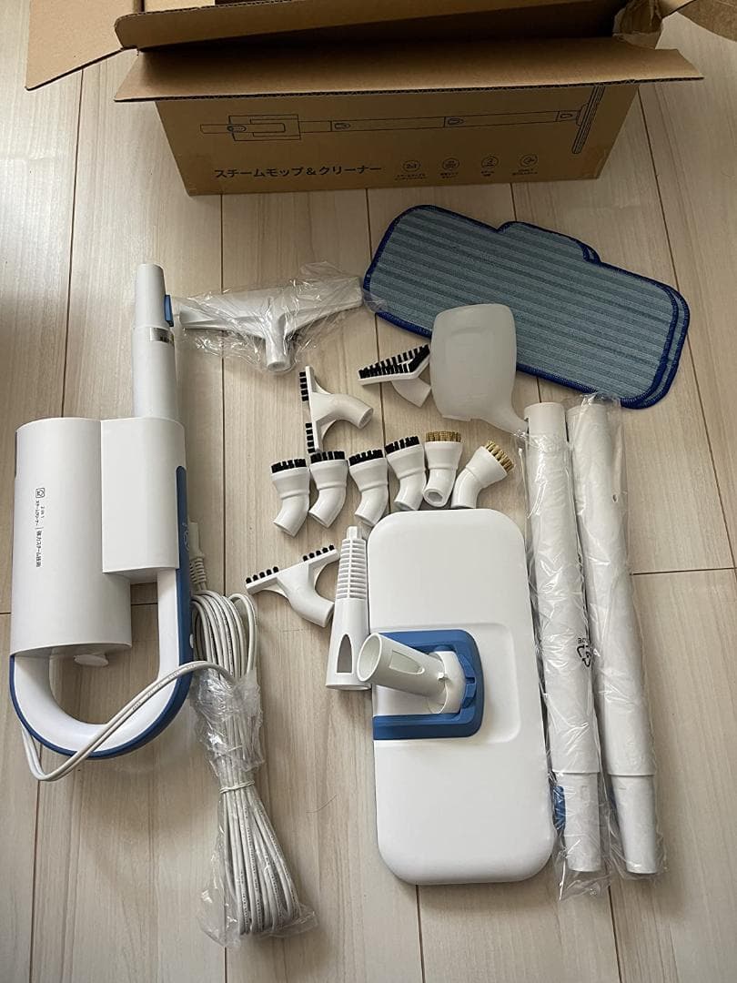 スチームクリーナー 高温スチームモップ スチーム掃除機 年末 年始 3段階蒸気A