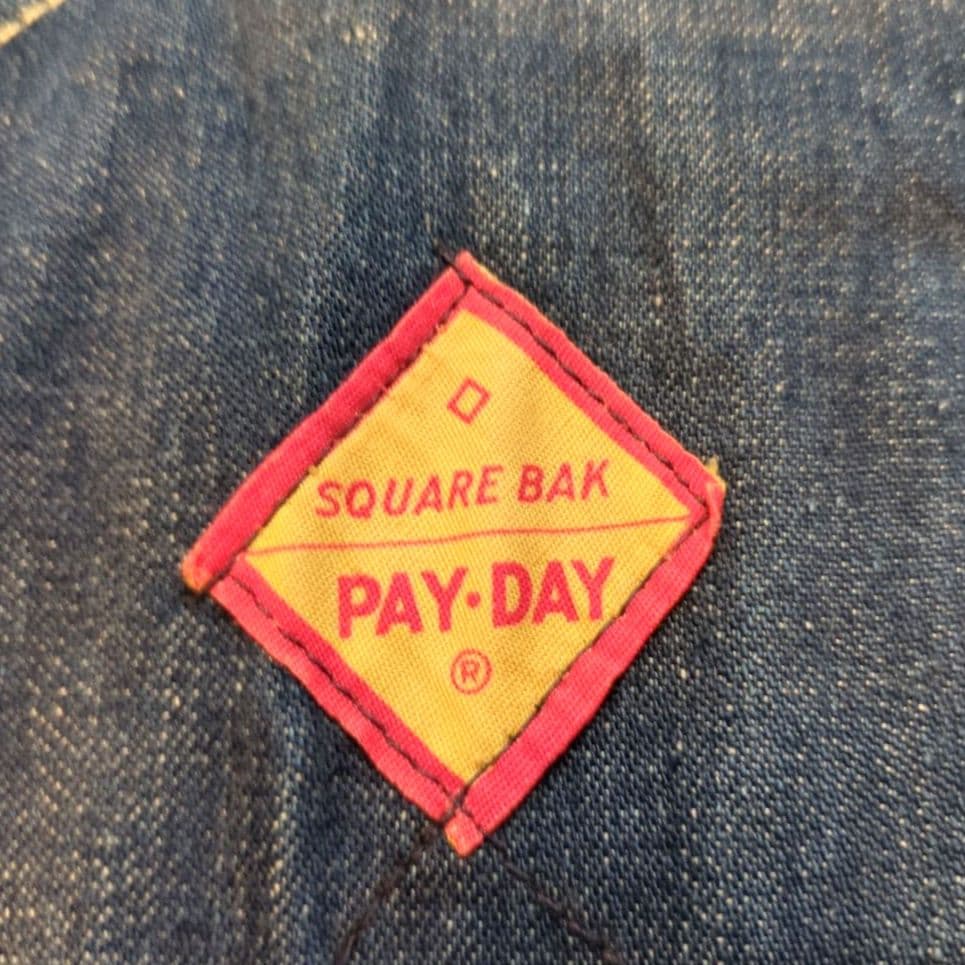 PAYDAY 50sビンテージオーバーオール 濃紺デニム　ミントコンディション
