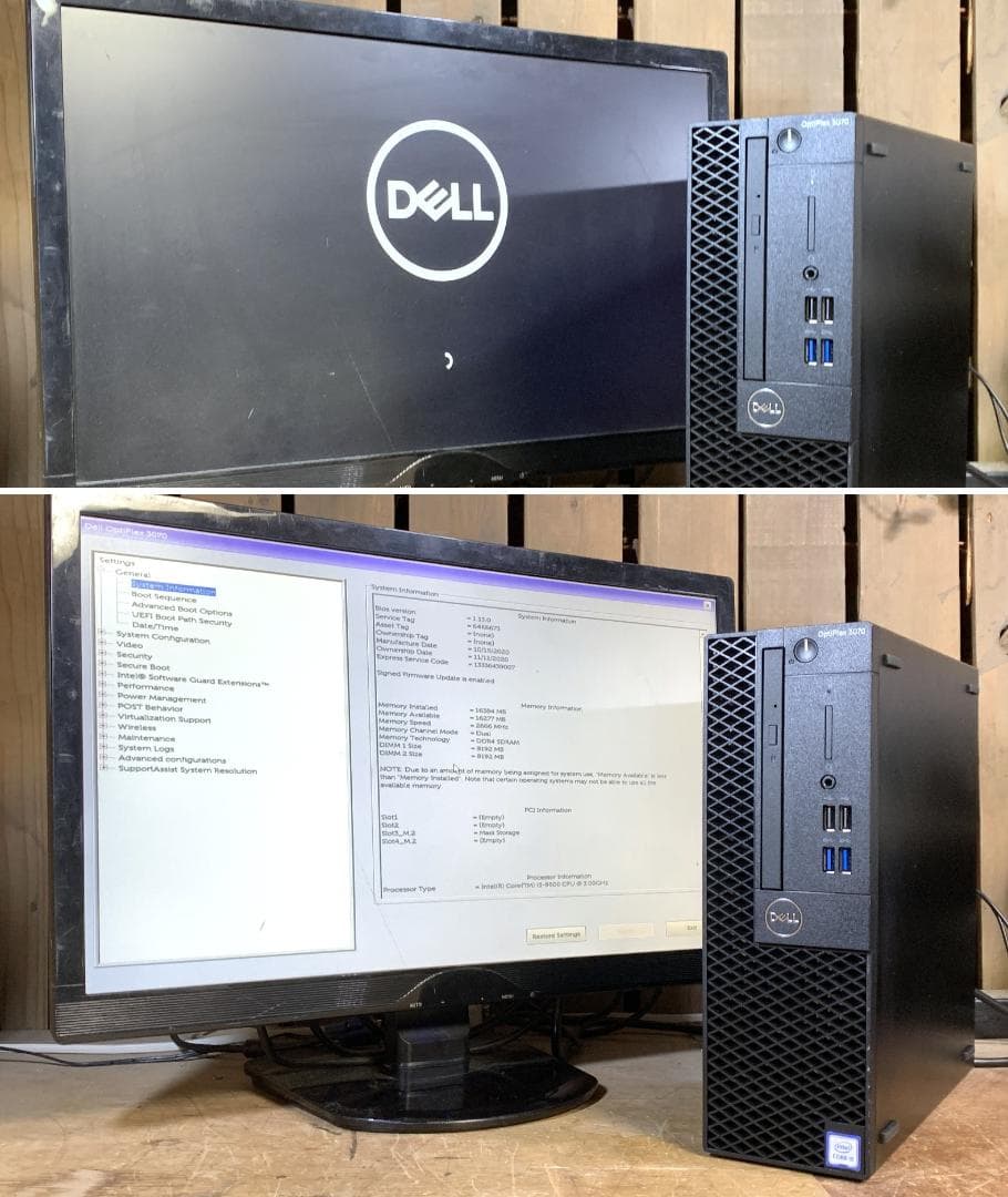 DELL 使用少♪M.2 SSD＋3.0TB Win11 Pro i5 16GB