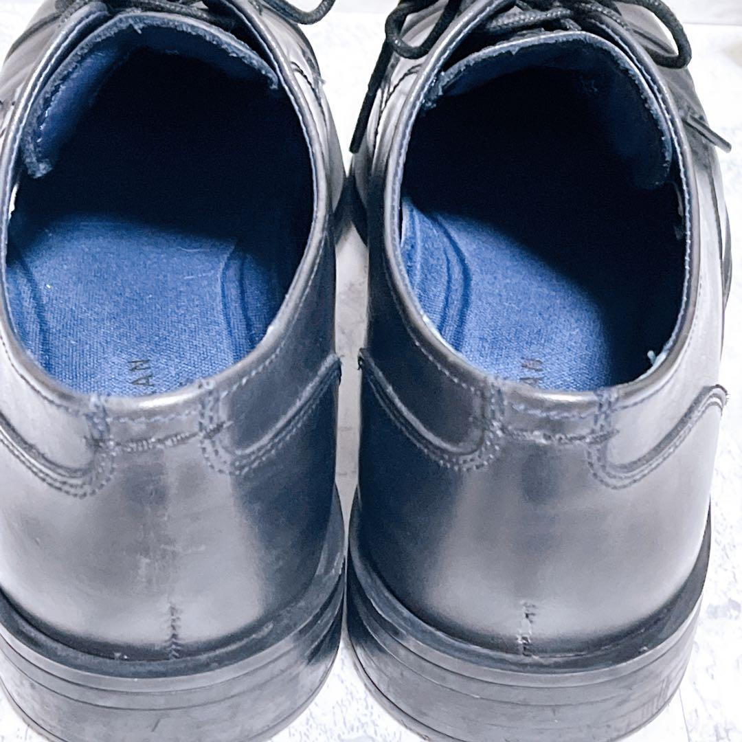 【COLE HAAN コールハーン】ドレスシューズ 革靴 キャップトゥ 黒 美品