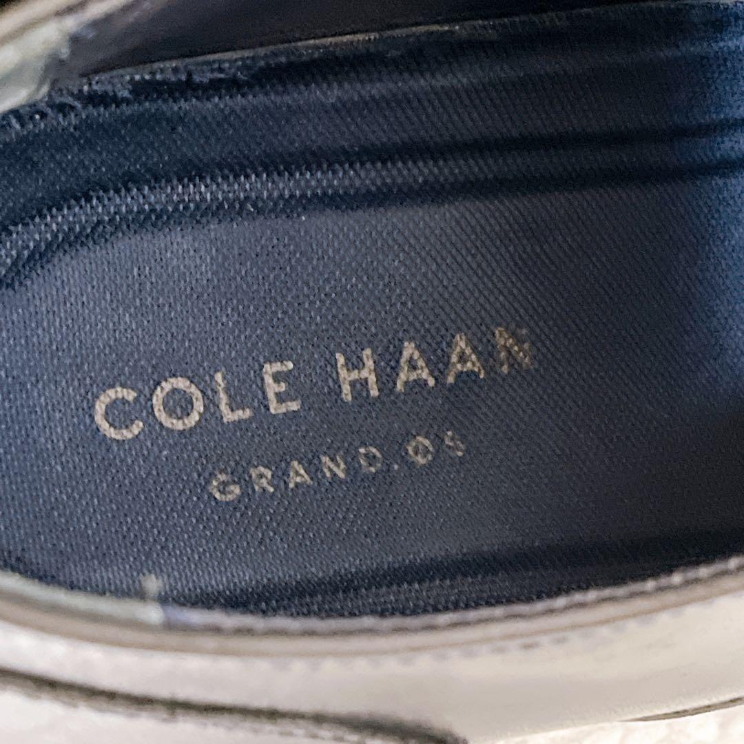 【COLE HAAN コールハーン】ドレスシューズ 革靴 キャップトゥ 黒 美品