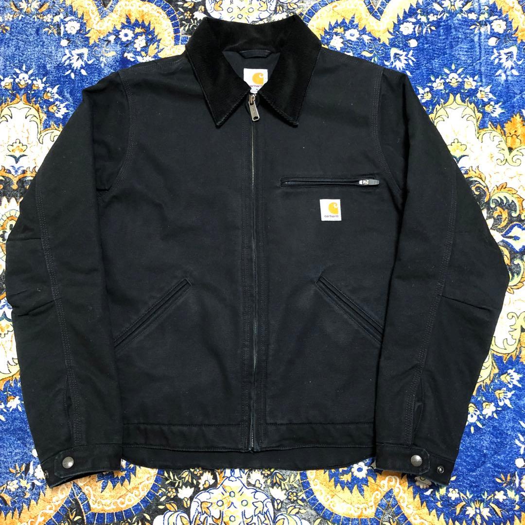 カーハート　デトロイトジャケット　黒　Sサイズ