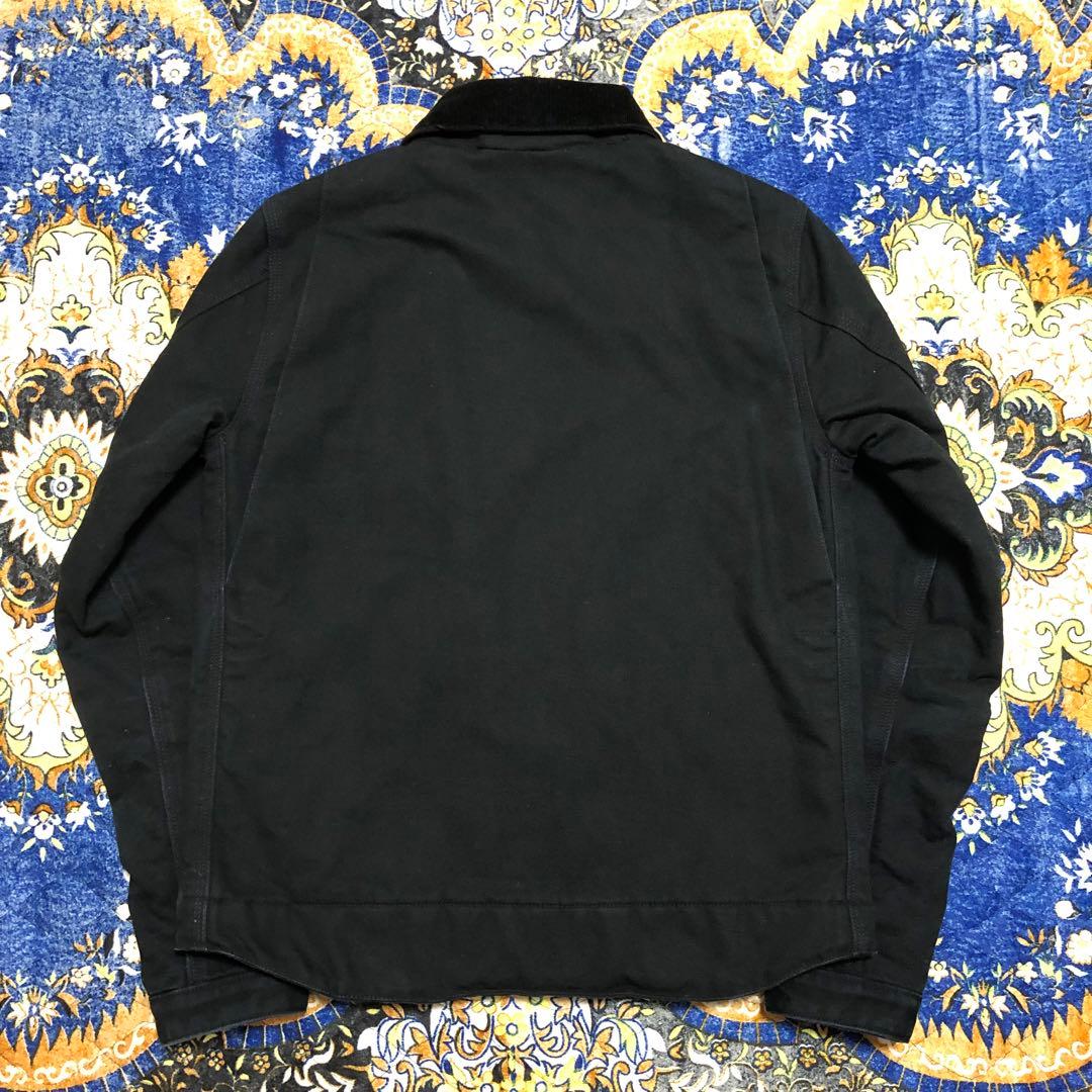 カーハート　デトロイトジャケット　黒　Sサイズ