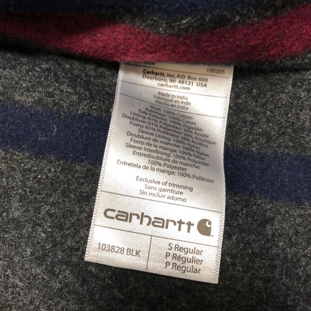 カーハート　デトロイトジャケット　黒　Sサイズ