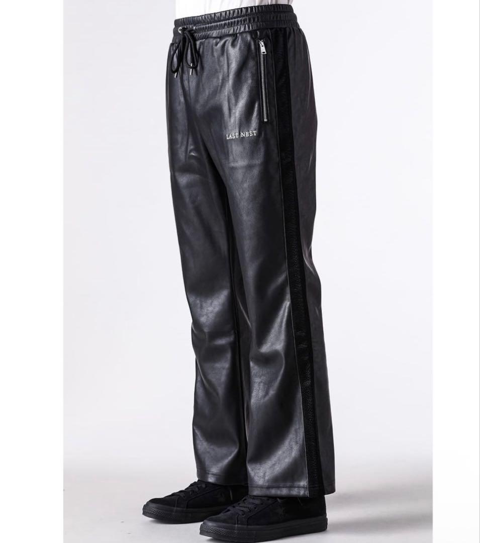 LASTNEST レザーフレアパンツ