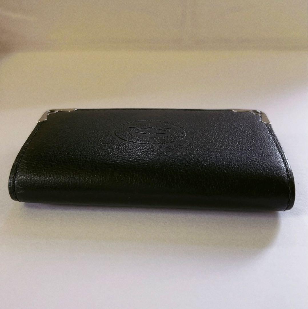 カルティエ　Cartier キーケース　未使用品　ブラック　黒　6連