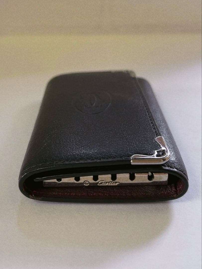 カルティエ　Cartier キーケース　未使用品　ブラック　黒　6連