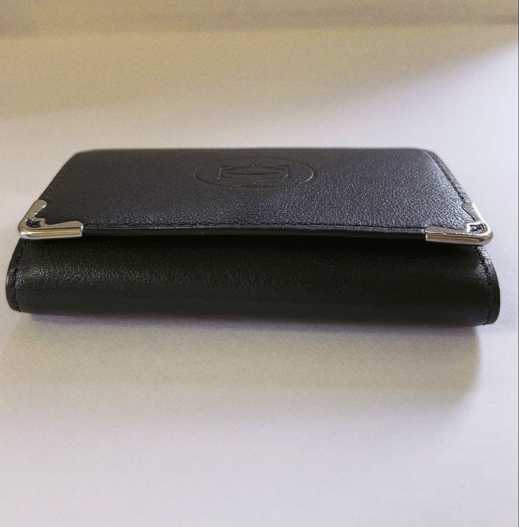 カルティエ　Cartier キーケース　未使用品　ブラック　黒　6連