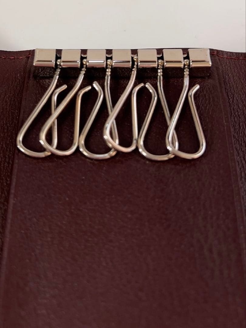 カルティエ　Cartier キーケース　未使用品　ブラック　黒　6連