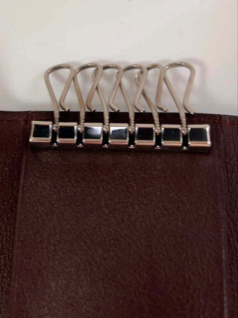 カルティエ　Cartier キーケース　未使用品　ブラック　黒　6連