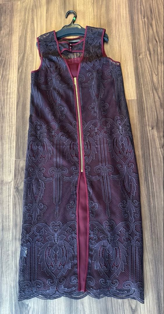 スーツ・フォーマル・ドレス ANDRESD chemical lace zipper dress