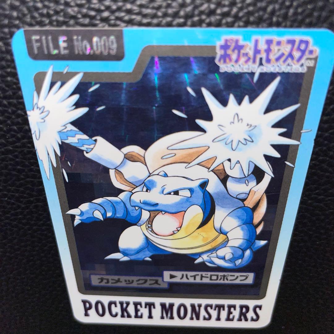 ポケモン バンダイ 1997 カードダス カメックス FILE No.009