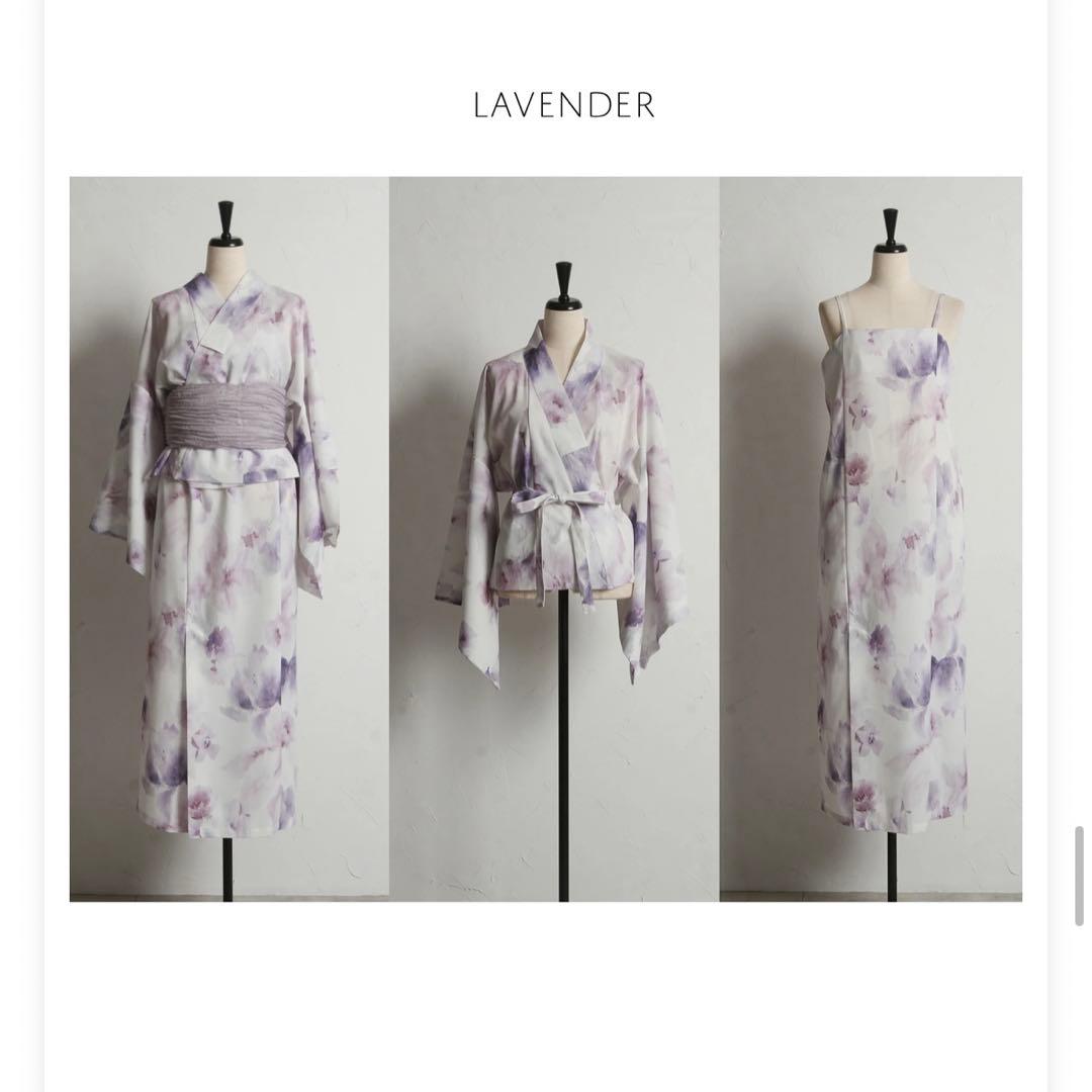 セパレート浴衣 ラベンダー　tocco closet