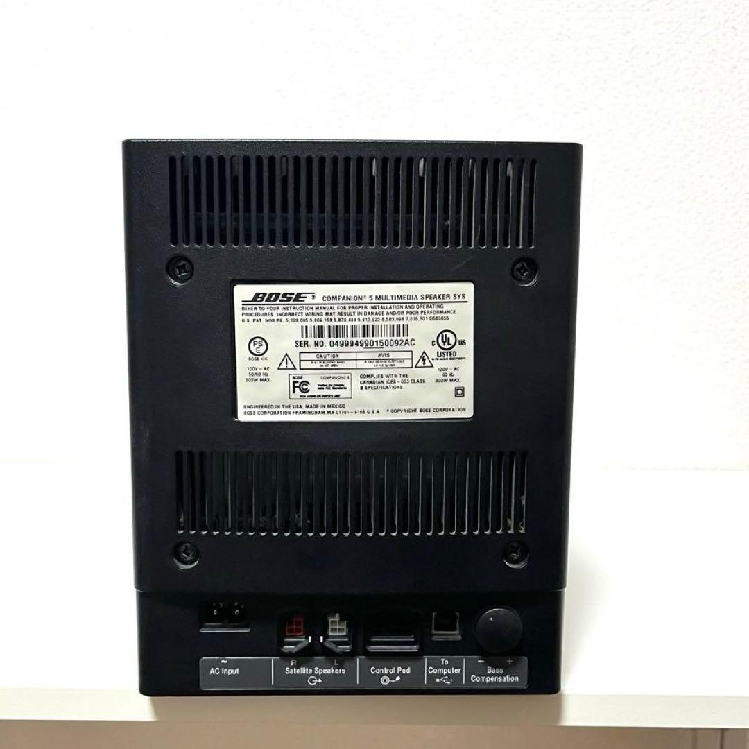 訳アリ BOSE ポーズ Companion5 スピーカーシステム
