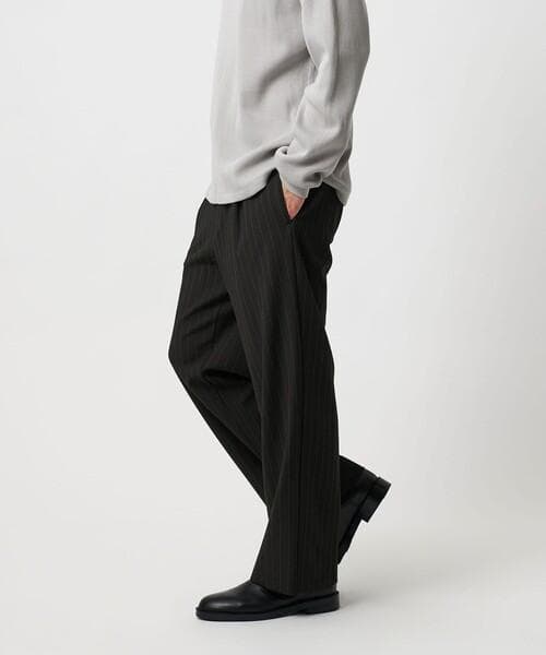 BEAUTY&YOUTH ダブル TR 1プリーツ イージーパンツ NO.7 L