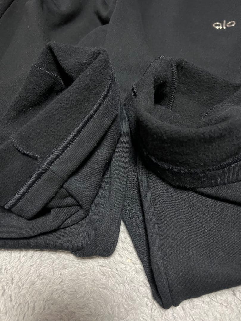 alo スウェット上下 ブラックXS ユニセックス