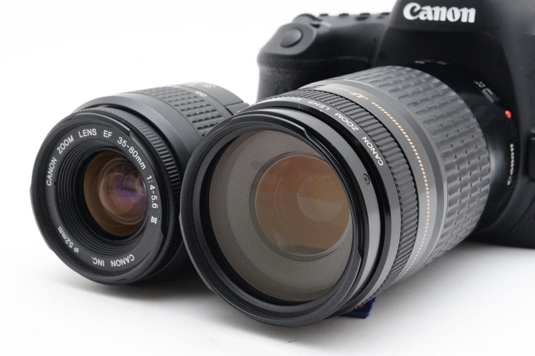 保証付き/Canon EOS 6D Mark II標準&望遠ダブルレンズセット