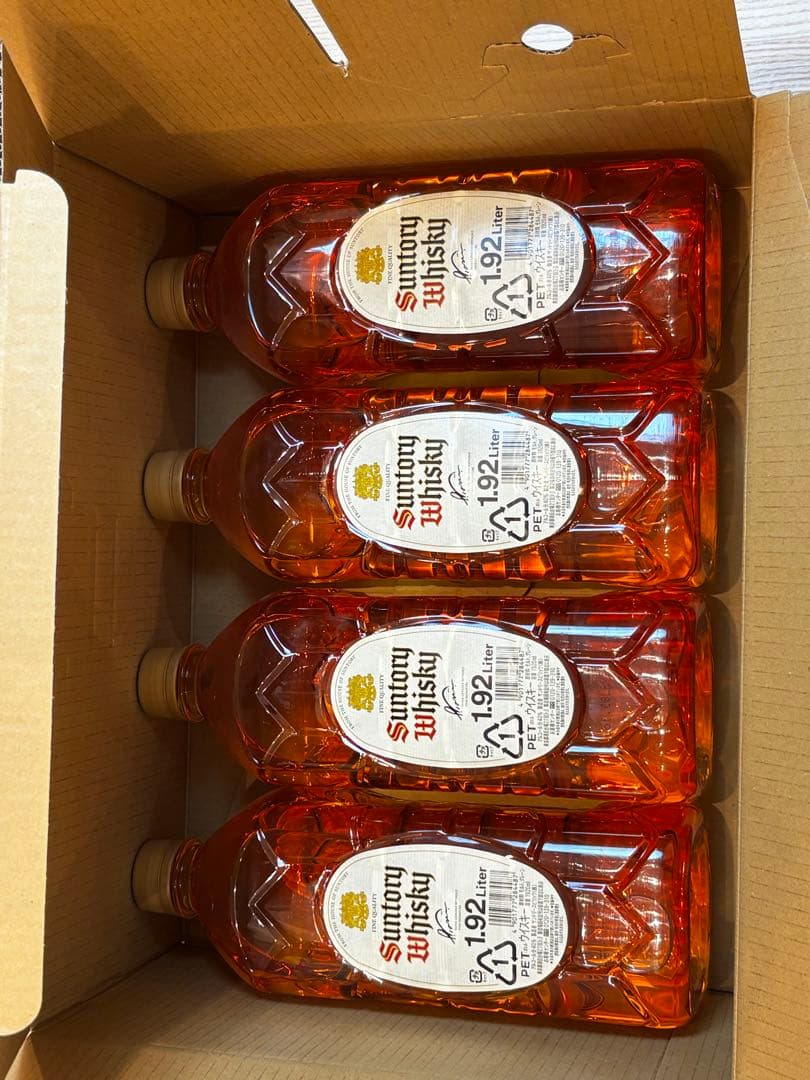 白角 希少終売 サントリーウイスキー 1.92リットル 4本セット