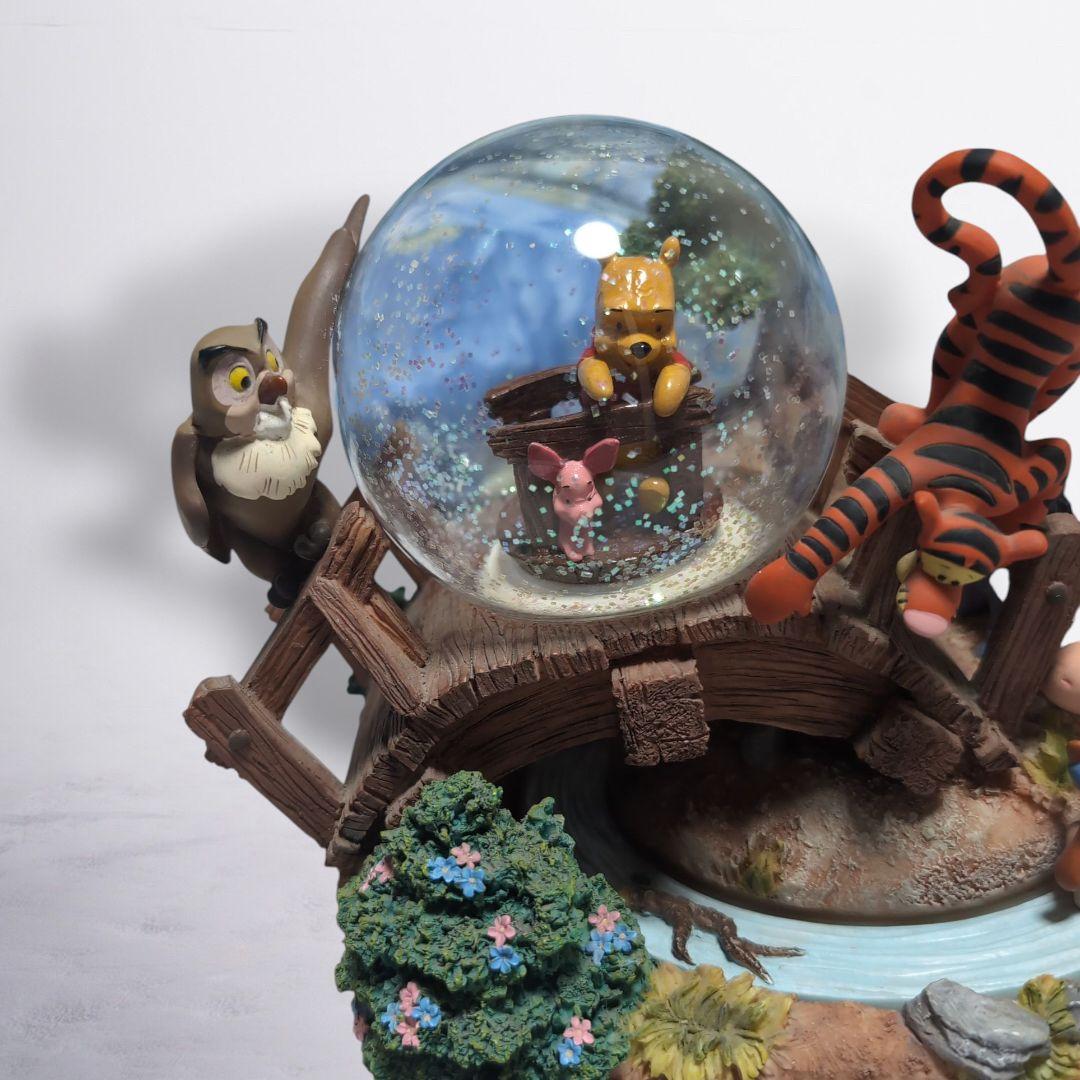 Disney くまのプーさん オルゴール スノードーム 　訳あり