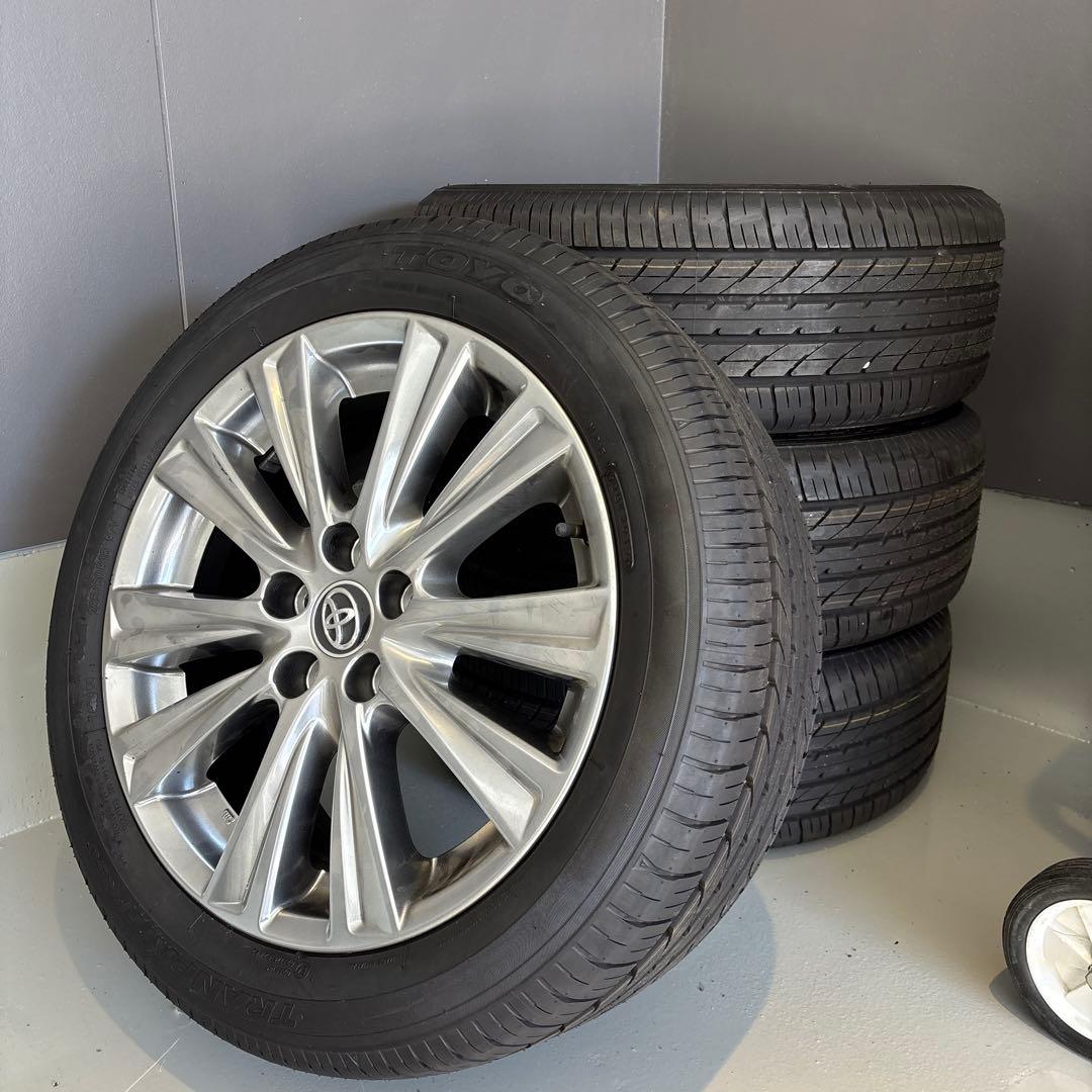 アルファード30 純正タイヤ 235/50R18 タイヤホイールセット ほぼ新品