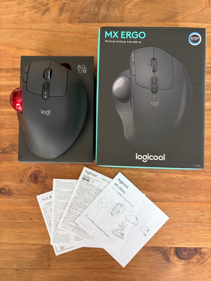 logicool MX ERGO トラックボールマウス