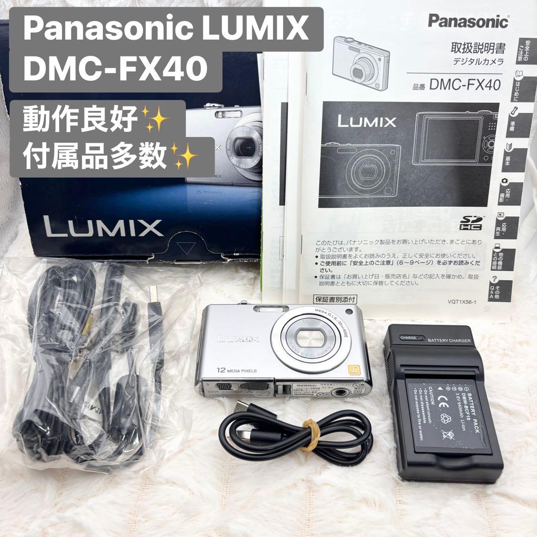 動作良好✨ Panasonic LUMIX DMC-FX40 シルバー