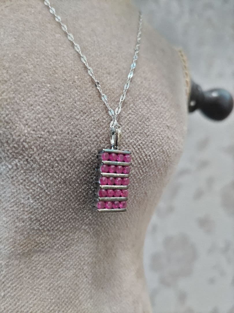 ルビー・サファイア リバーシブルネックレス GSTV