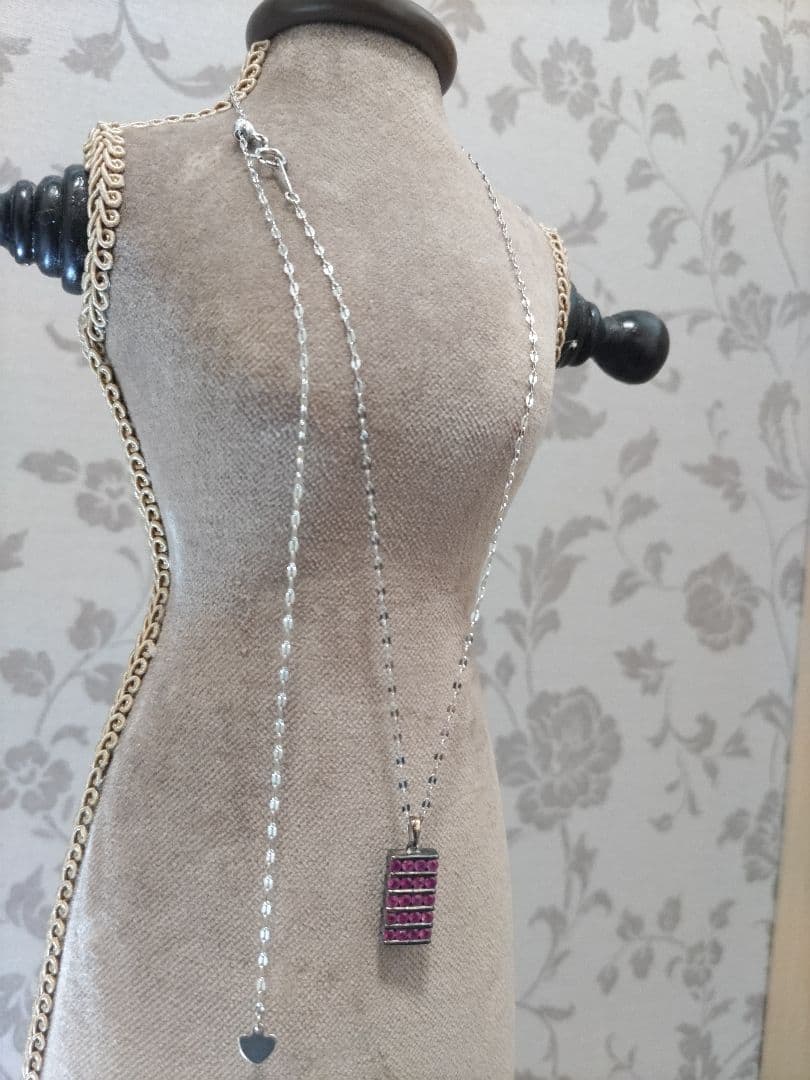 ルビー・サファイア リバーシブルネックレス GSTV