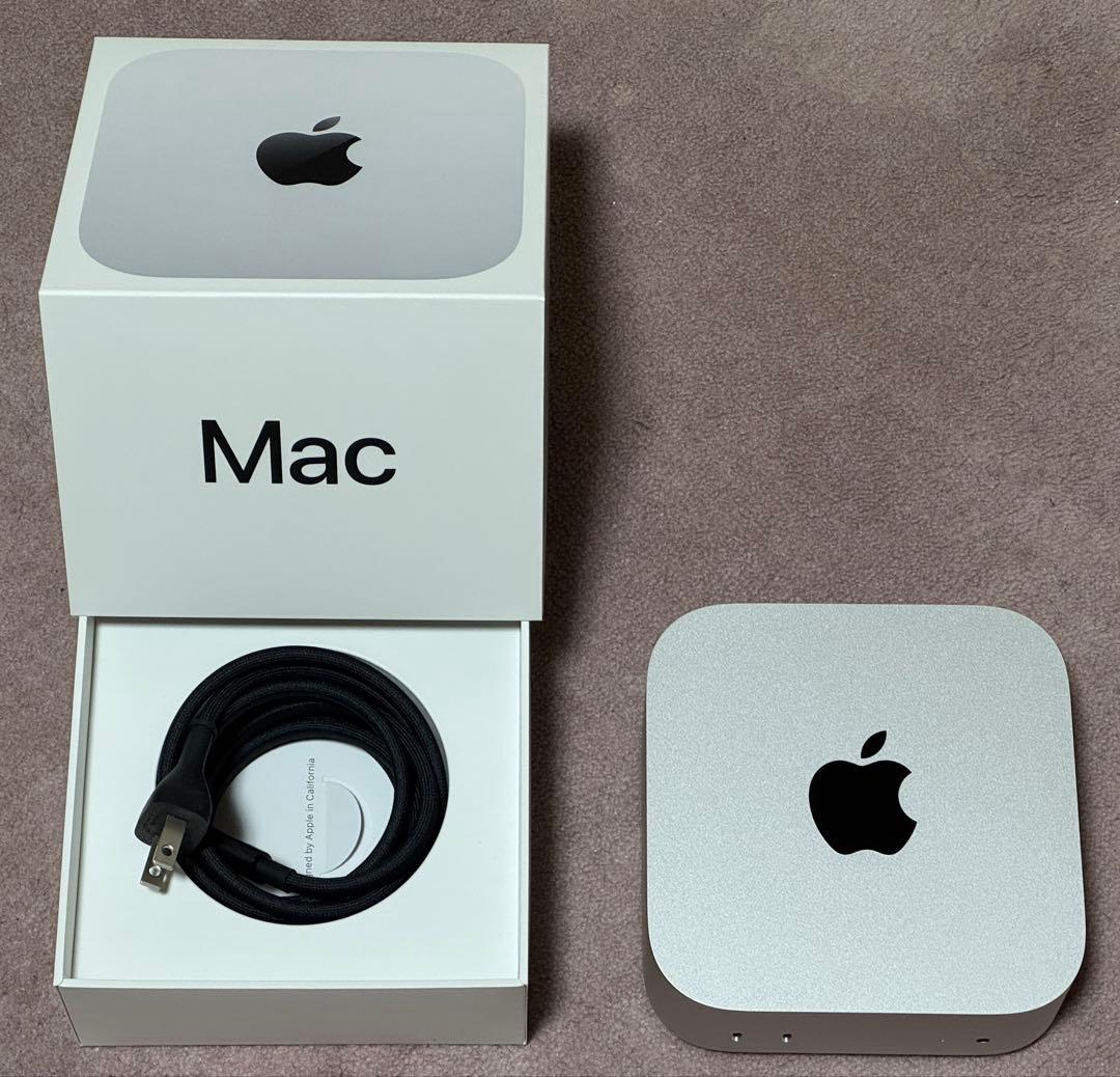 Mac mini（M4）　メモリ24GB 512GB SSD