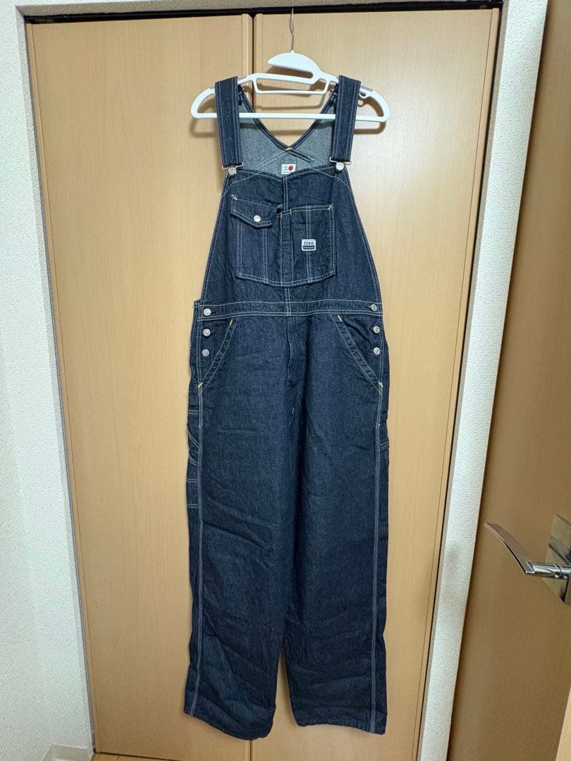 EDWIN デニムオーバーオール Mサイズ